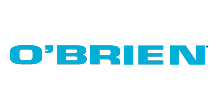 O'Brien Sewer Jetters wordmark logo in teal blue, bold uppercase lettering on a white background.